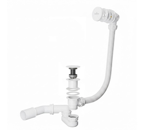Сифон для ванны Roxen R70C-W Click-Clack с функцией верхней очистки