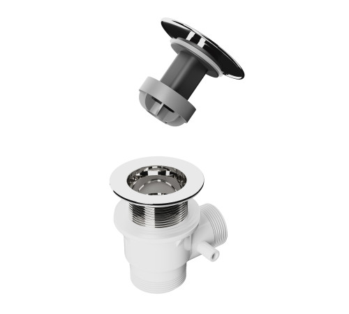 Сифон для ванны Roxen R70S-CH с функцией наполнения воды