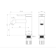 Смеситель  для умывальника  Roxen Santi 	50034017-GB