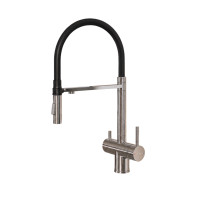 Смеситель для кухни Roxen Keit 500504NB-B с подключением к фильтру воды