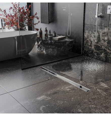 Душевой трап Roxen Supra двусторонний под плитку 91020-120	1200мм*70мм*70мм