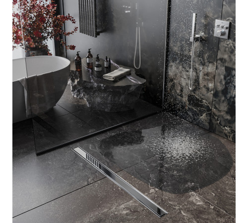  Душевой трап Roxen Supra двусторонний под плитку 91020-70