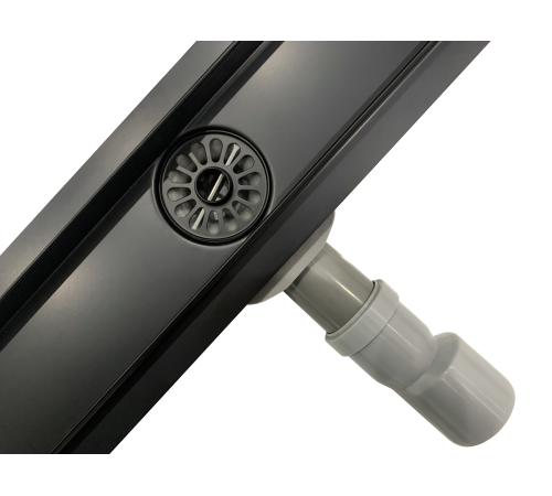 Душевой трап Roxen Black Glass двусторонний под плитку 91030-70  Душевой трап Roxen Black Glass двусторонний под плитку 91030-70