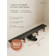  Душевой трап Roxen Razor подрезной 910100GM	800мм*58мм*67мм оружейная сталь