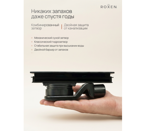  Душевой трап Roxen Razor подрезной 910100	800мм*58мм*67мм
