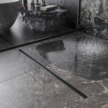 Душевой трап Roxen Supra Black Slim двусторонний под плитку 91070-60	600мм*31,5мм*70мм  Душевой трап Roxen Supra Black Slim двусторонний под плитку 91070-60	600мм*31,5мм*70мм