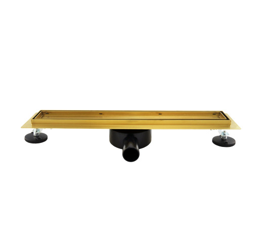 Душевой трап Roxen Supra Gold двусторонний под плитку 91050-60GB  Душевой трап Roxen Supra Gold двусторонний под плитку 91050-60GB