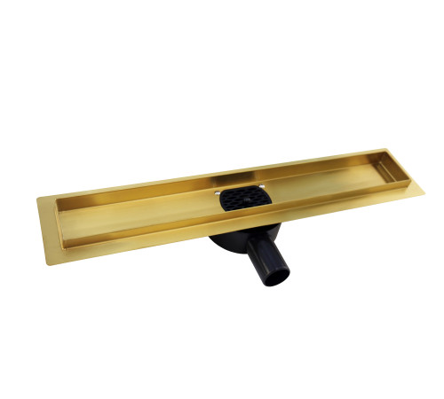 Душевой трап Roxen Supra Gold двусторонний под плитку 91050-60GB  Душевой трап Roxen Supra Gold двусторонний под плитку 91050-60GB