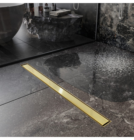  Душевой трап Roxen Supra Gold двусторонний под плитку 91050-120GB	1200мм*70мм*70мм