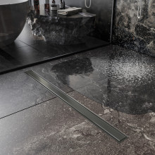 Душевой трап Roxen Supra Gun metal двусторонний под плитку 91050-60GM	600мм*70мм*70мм  Душевой трап Roxen Supra Gun metal двусторонний под плитку 91050-60GM	600мм*70мм*70мм