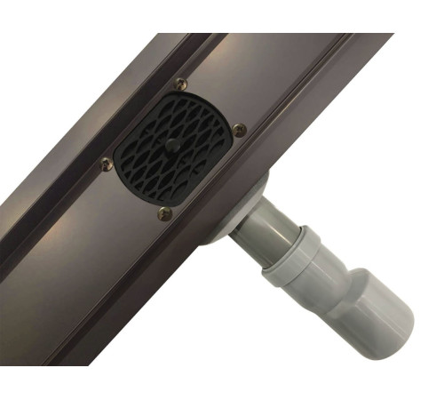  Душевой трап Roxen Supra Gun metal двусторонний под плитку 91050-60GM