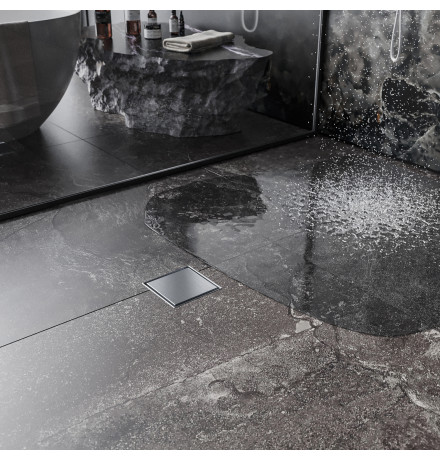  Душевой трап Roxen Square двусторонний под плитку 91080-150	150мм*150мм*70мм