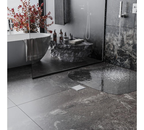 Душевой трап Roxen Square двусторонний под плитку 91080-100  Душевой трап Roxen Square двусторонний под плитку 91080-100