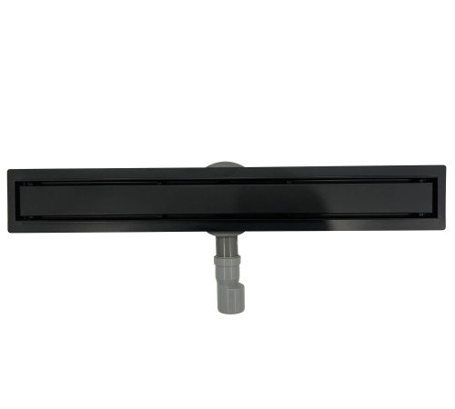  Душевой трап Roxen Supra black двусторонний под плитку 91050-120