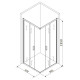 Душевой уголок Roxen Caspia 90x90