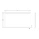 Зеркало Roxen Bliss long 510035-120 120x70 