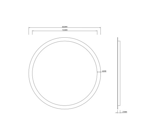 Зеркало Roxen Adema 510065-88 80x80  Зеркало Roxen Adema 510065-88 80x80