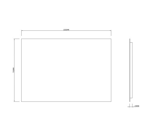 Зеркало Roxen Pure long 510175-100 100x70 