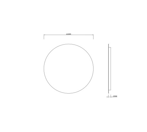 Зеркало Roxen Brimen 510195-60 60x60 с LED подсветкой