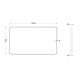 Зеркало Roxen Simon long 510205-120GM 120x70 