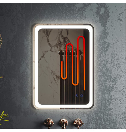 Зеркало Roxen Irida 510185-50AF 50x70 c LED подсветкой и подогревом