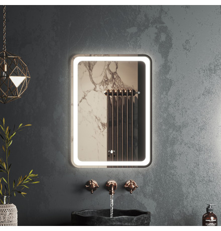 Зеркало Roxen Irida smart touch 510185-60ST 60x80 c LED подсветкой и бесконтактным управлением