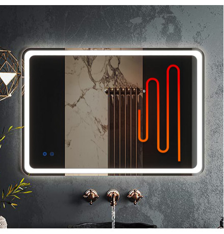 Зеркало Roxen Irida 510185-90AF 90x70 c LED подсветкой и подогревом