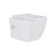 Комплект 6 в 1: инсталляция Tece c кнопкой 9400413 и унитазом Roxen Cube Bidet 530135-01X с функцией биде