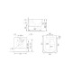 Комплект 6 в 1: инсталляция Tece c кнопкой 9400413 и унитазом Roxen Cube Bidet 530135-01X с функцией биде