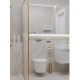 Комплект 6 в 1: инсталляция Tece c кнопкой 9400413 и унитазом Roxen Simple Compact 530120-01 Rimless Soft Close