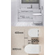 Комплект 6 в 1: инсталляция Tece c кнопкой 9400414 и унитазом Roxen Simple Compact 530120-01 Rimless Soft Close