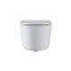 Комплект 6 в 1: инсталляция Tece c кнопкой 9400414 и унитазом Roxen Simple Compact 530120-01 Rimless Soft Close