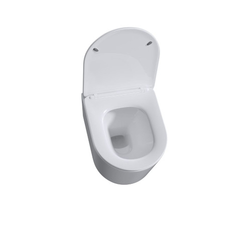 Комплект 6 в 1: инсталляция Tece c кнопкой 9400414 и унитазом Roxen Simple Compact 530120-01 Rimless Soft Close