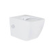 Комплект 6 в 1: инсталляция Tece 9400414 c кнопкой и унитазом Roxen Cube 530135-01X с функцией биде
