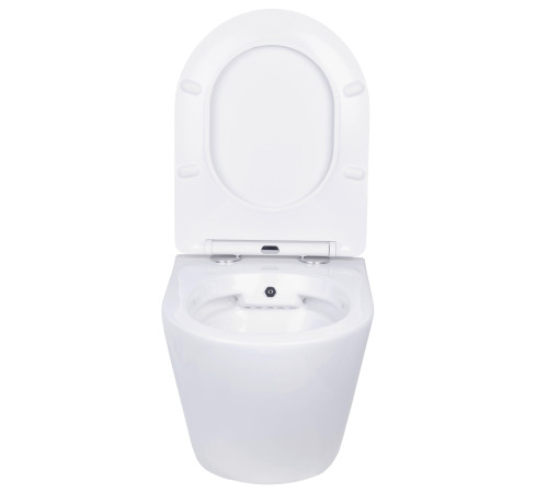 Комплект 6 в 1: инсталляция Tece c кнопкой 9400412 и подвесным унитазом Roxen Antares Bidet 530185-01X с функцией биде