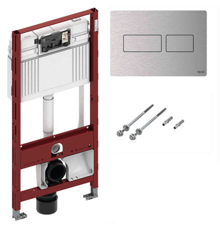 Система инсталляции для унитаза TECEprofil kit 9300434 с кнопкой Тecesolid