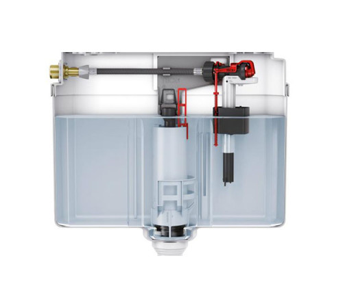 Система инсталляции для унитаза TECEprofil kit 9300434 с кнопкой Тecesolid