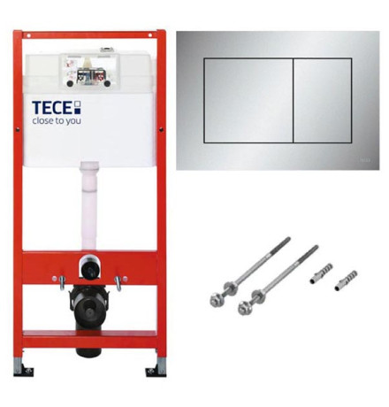 Система инсталляции для унитаза TECEbase kit 9400401 с кнопкой Tecenow 9240402