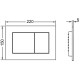 Система инсталляции для унитаза TECEbase kit 9400401 с кнопкой Tecenow 9240402