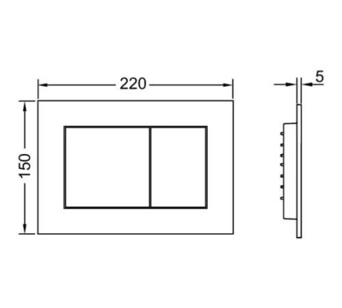 Система инсталляции для унитаза TECEbase kit 9400413