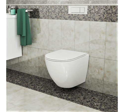 Комплект: инсталляция Tece 9400412 с подвесным унитазом Teymi Lina S T40102