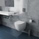 Комплект: инсталляция Grohe Rapid SL 38721001 с кнопкой хром и подвесным унитазом Teymi Lina S T40102