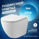 Комплект: инсталляция Grohe Rapid SL 38721001 с кнопкой хром и подвесным унитазом Teymi Lina S T40102