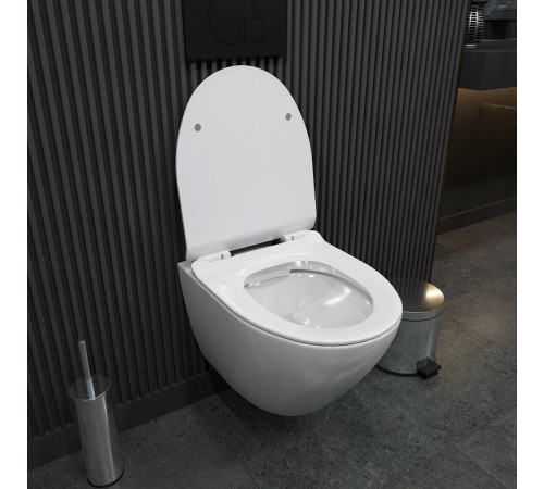  Комплект: инсталляция Grohe Solido 38811KF0 с черной кнопкой и подвесным унитазом Teymi Lina Pro T40106