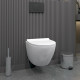 Комплект: инсталляция Grohe Rapid SL 38772001 с кнопкой и подвесным безободковым унитазом Teymi Lina Pro T40106