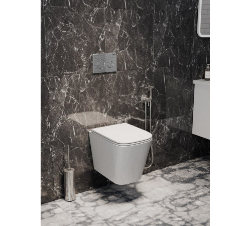   Комплект: инсталляция Grohe Solido 38811KF0 с черной кнопкой и подвесным унитазом Teymi Helmi S T40302