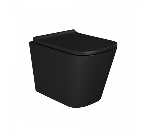   Комплект: инсталляция Grohe Solido 38811KF0 с черной кнопкой и подвесным унитазом Teymi Helmi S T40302MB