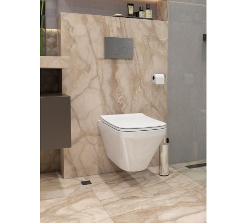   Комплект: инсталляция Grohe Solido 38811KF0 с черной кнопкой и подвесным унитазом Teymi Kati T40701