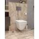 Комплект: инсталляция Grohe Rapid SL 38721001 с кнопкой хром и подвесным унитазом Teymi Kati T40701