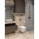 Комплект: инсталляция Grohe Rapid SL 38721001 с кнопкой хром и подвесным унитазом Teymi Kati T40701